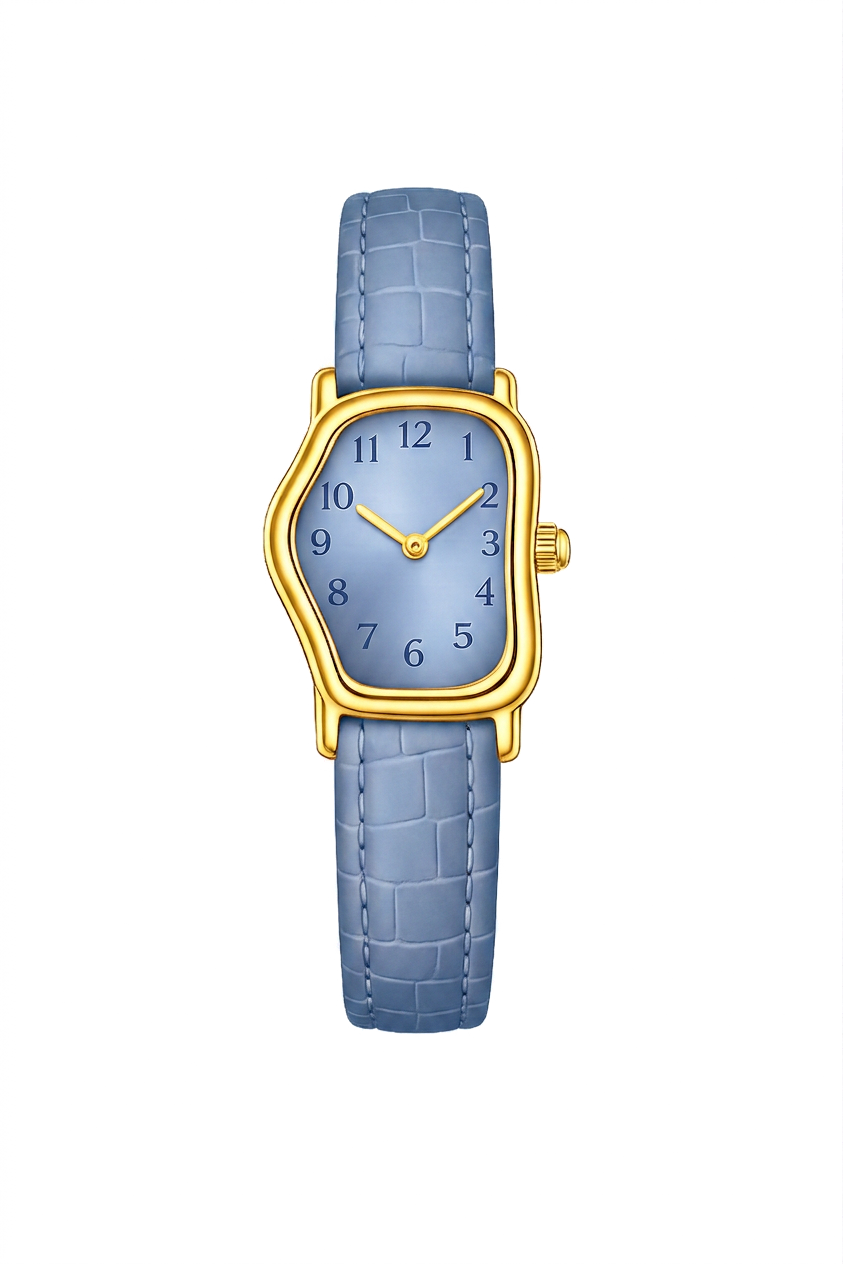 Agapanthus watch — Blue strap