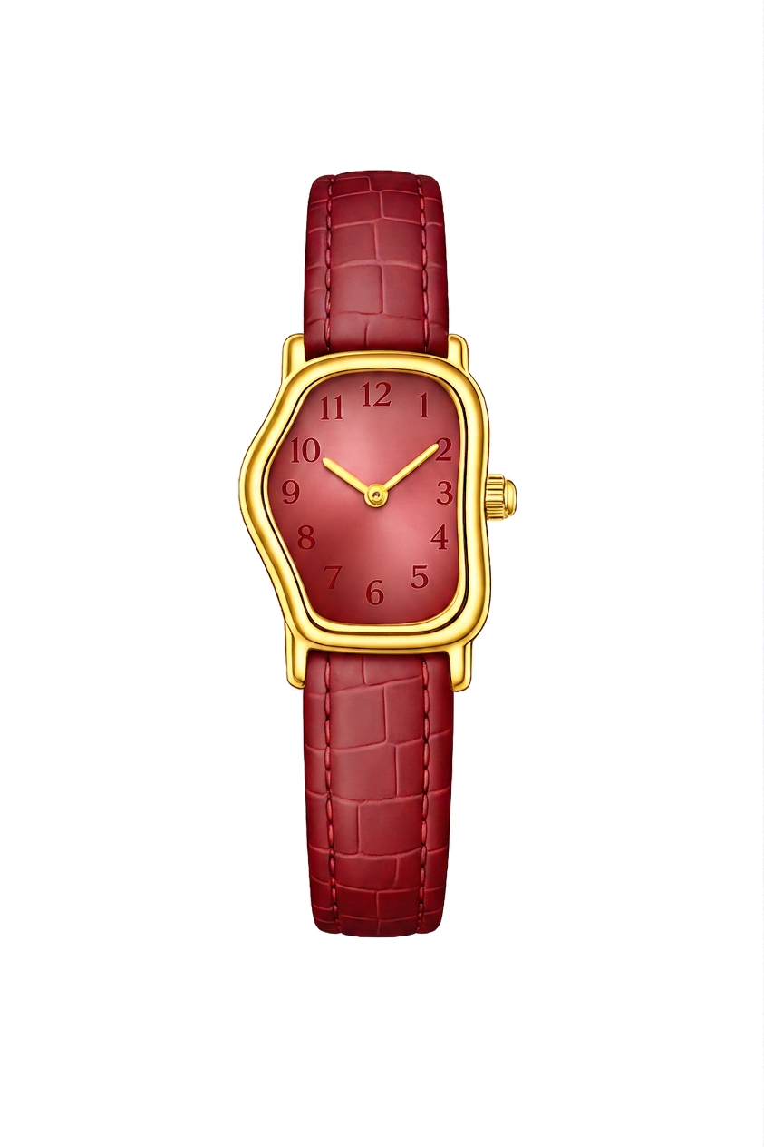 Camellia watch — Red strap